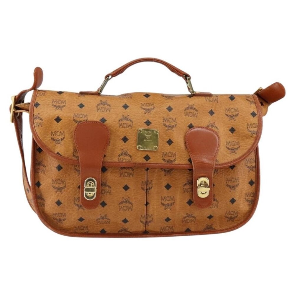 XP03433 Authentic MCM Logogram Vicetos Shoulder B… - image 5